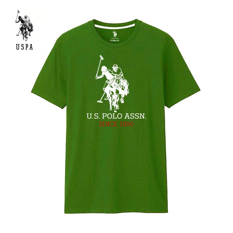 US Polo Assn Green Round Neck T shirt