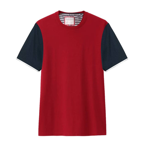 Denim & Flower Red Men T shirt