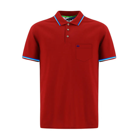 Pique Men Red Polo                                                                                                ZZZ