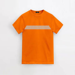 Next Orange Front Stripe T shirt
