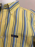 Chaps Classic Fit Striped Wrinkle Free Button Down Collar Dress Shirt