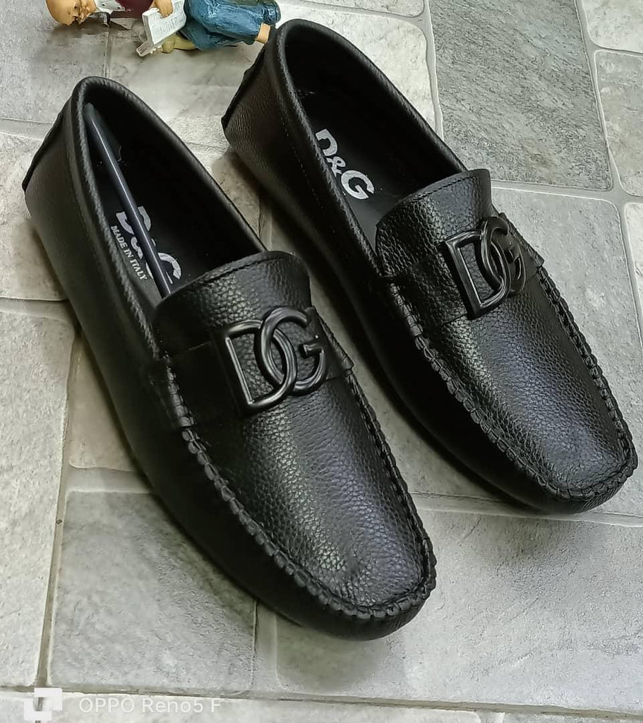 D&G Black Loafers