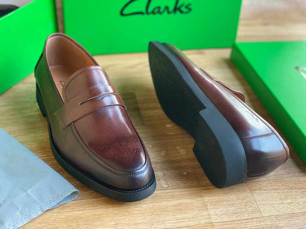 Clarks Men Brown Shoes