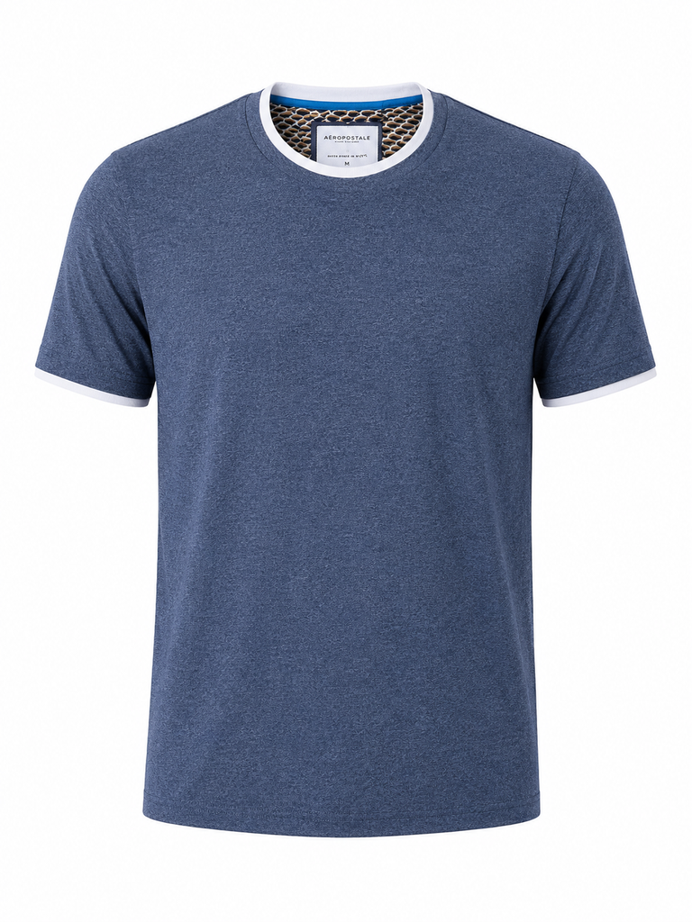 Denim And Flower Blue T shirt