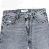SMOG Straight Cut Men Grey Jeans