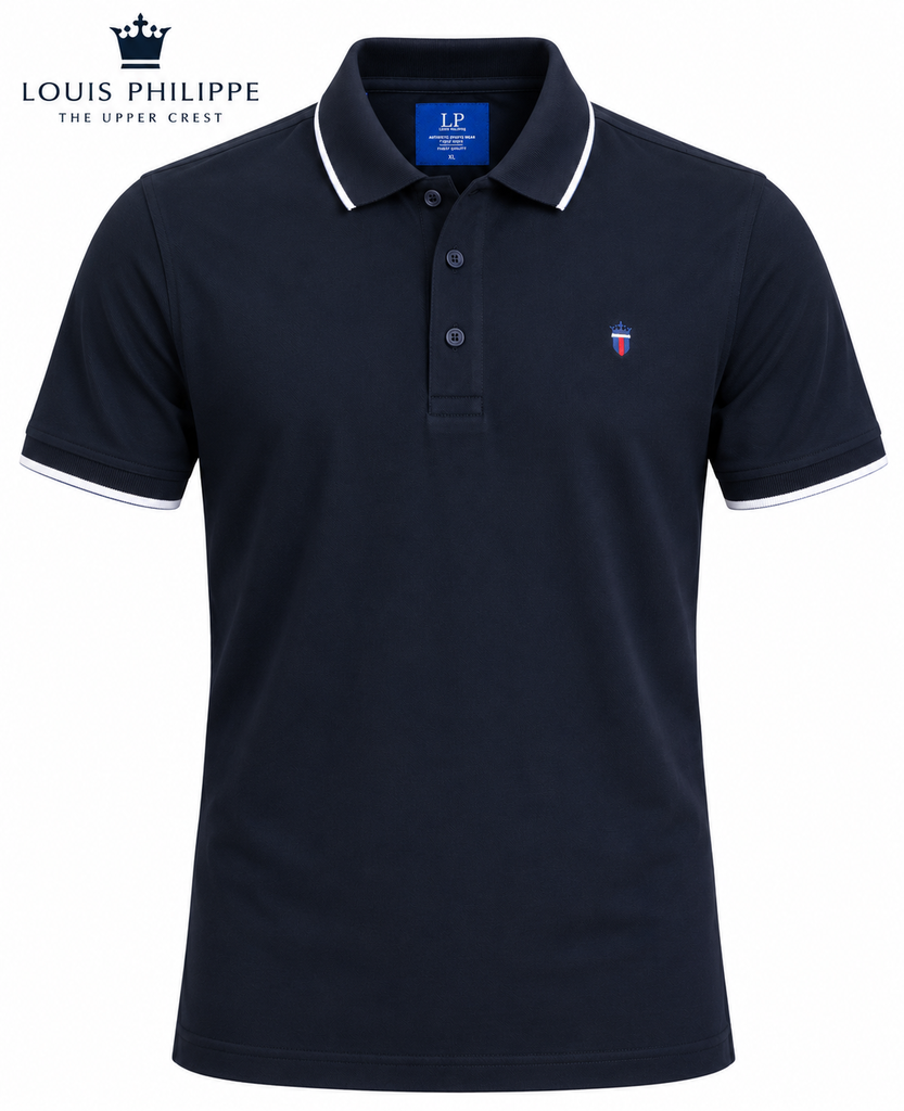 Louis Phillipe  Men Polo - Black
