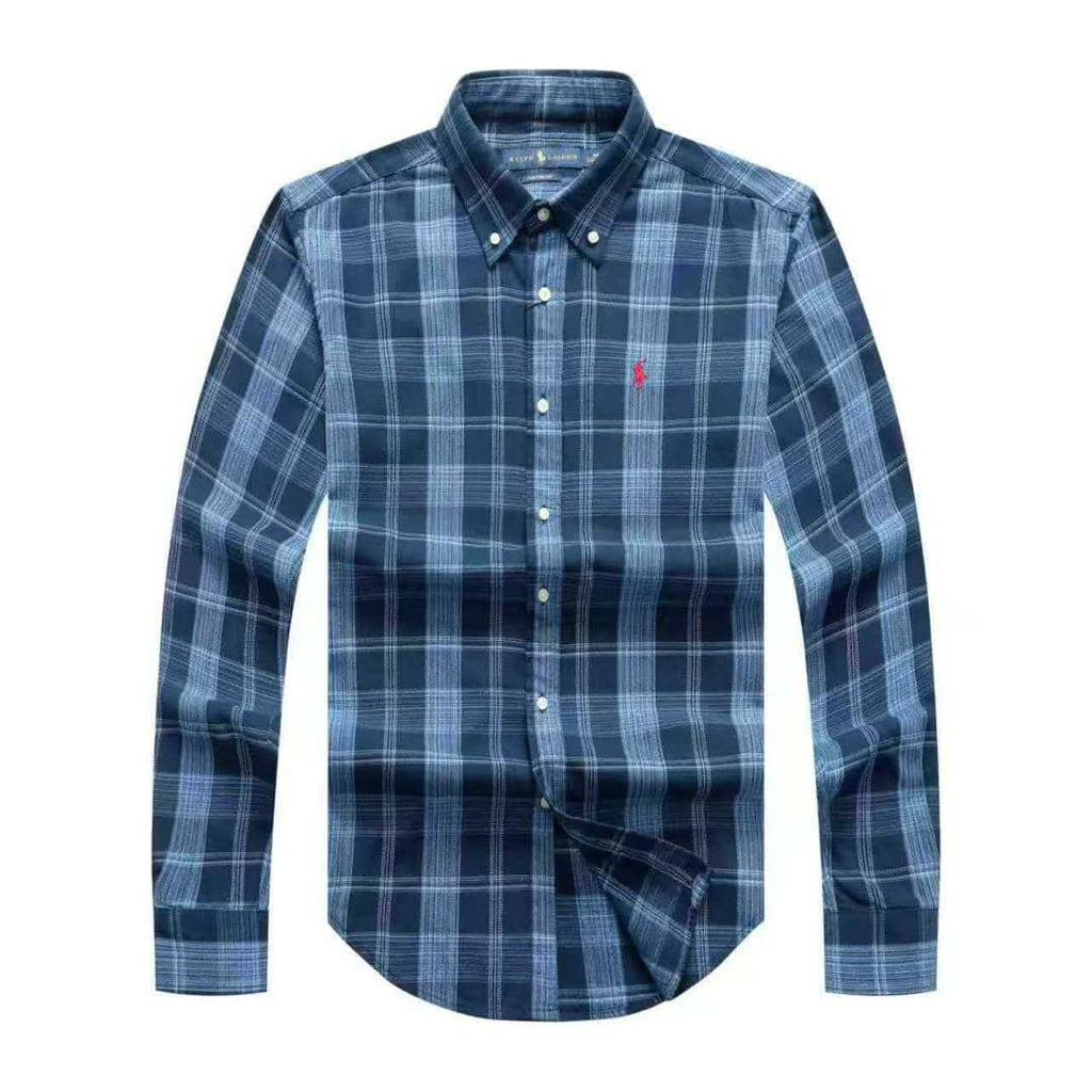 Polo Ralph Lauren Check Oxford Long Sleeve Men Shirt