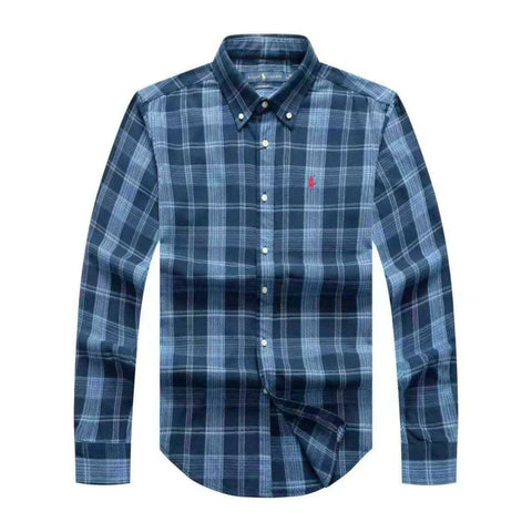 Polo Ralph Lauren Check Oxford Long Sleeve Men Shirt