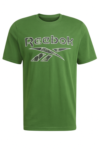 Reebok Green Men T shirt