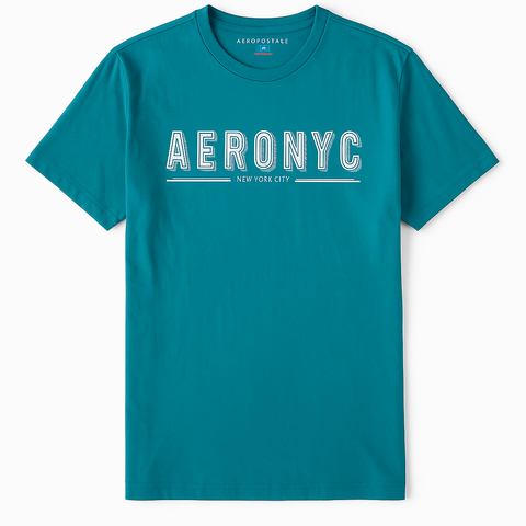Aeropostale Men Green T shirt