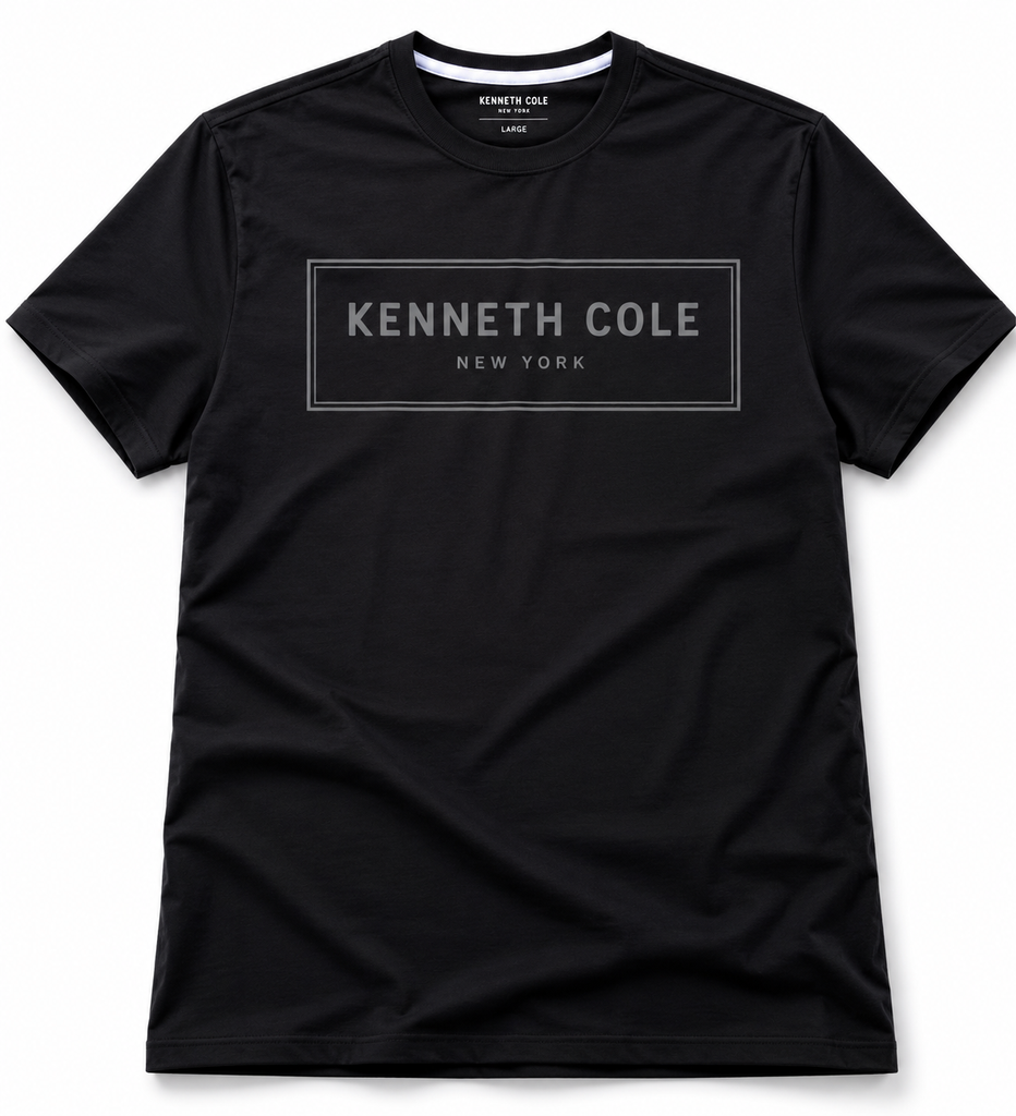 Kenneth Cole Black Men T shirt