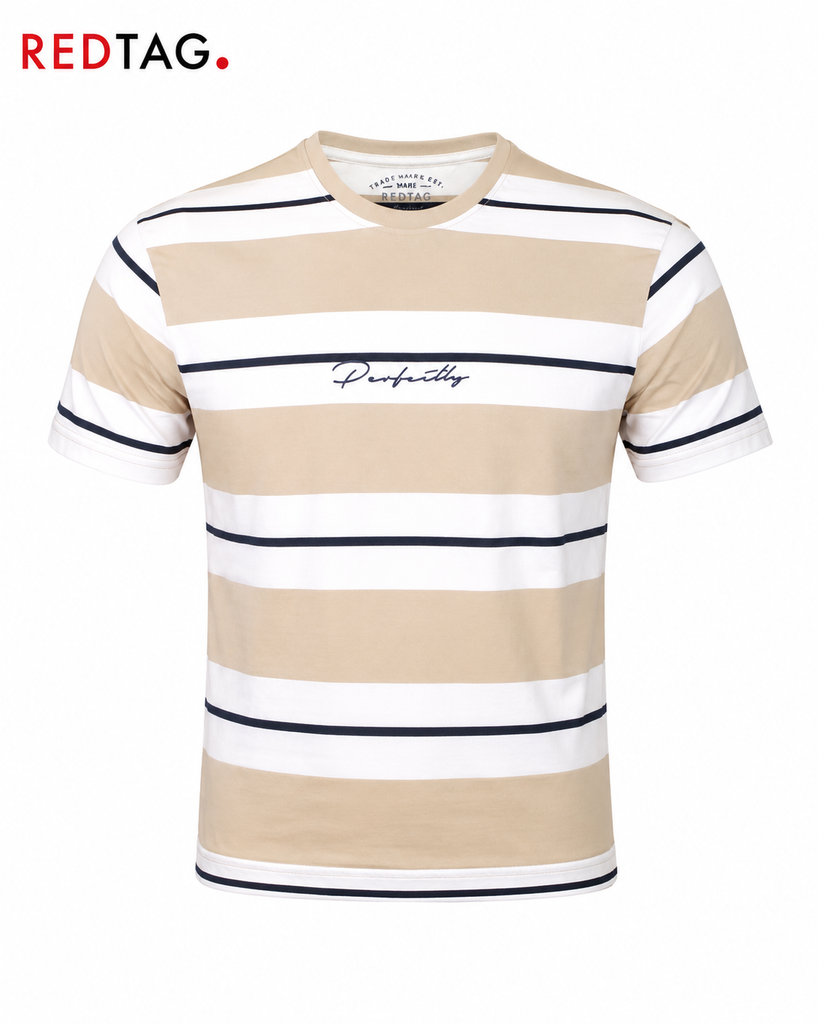 Redtag Men Stripe T shirt