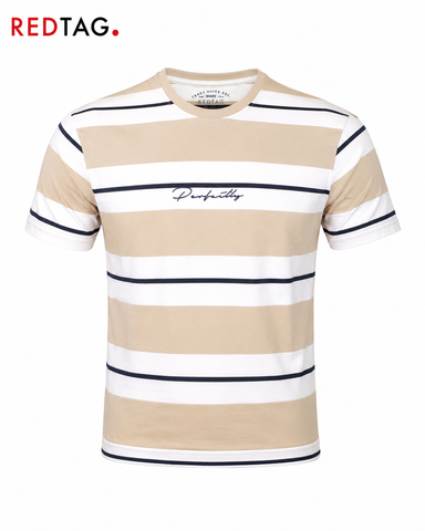 Redtag Men Stripe T shirt