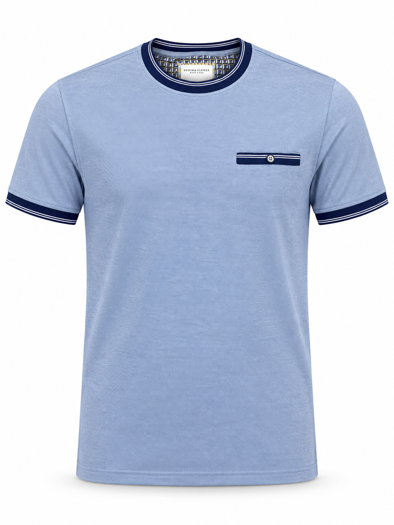 Denim & Flower Men T shirt