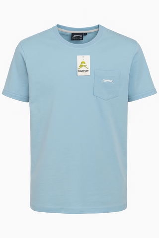 Slazenger Men Sky Blue T shirt