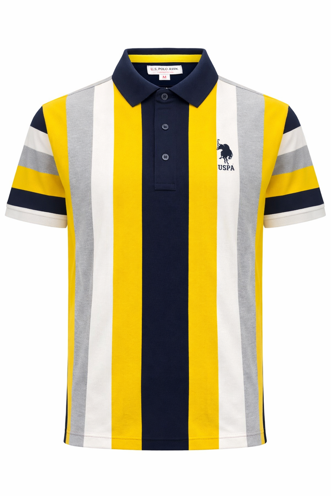 USPA ASSN Stripe Men Polo