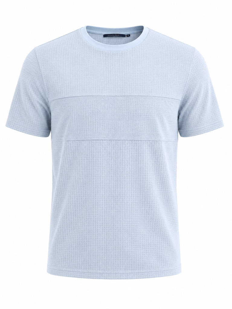 Peacocks Men Sky Blue T shirt