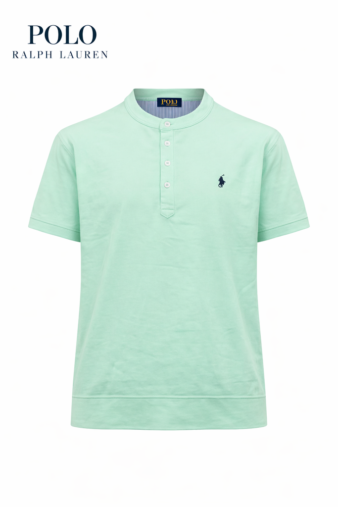 Polo RL Men Band Collar T shirt