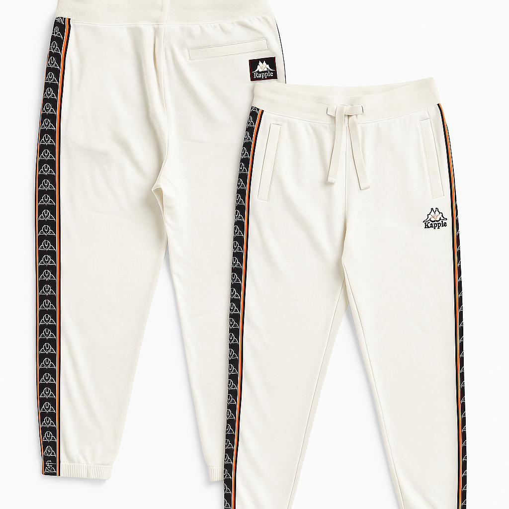 Kappa Unisex Off White Jogging Pant