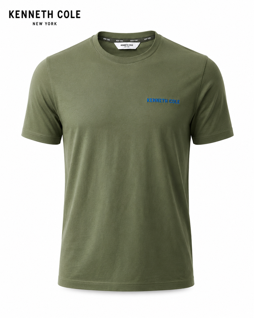 Kenneth Cole Men T shirt- Army Green