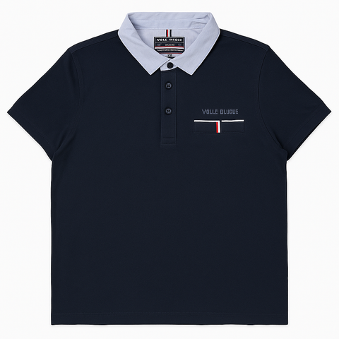 Yacht Club Navy Blue Men Polo