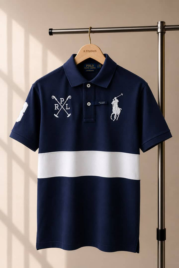 PRL Rugby Multi Color Men Polo -Cross Mallet
