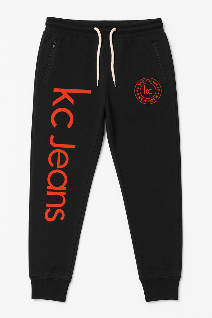 K& C Jeans Black Jogging Pant