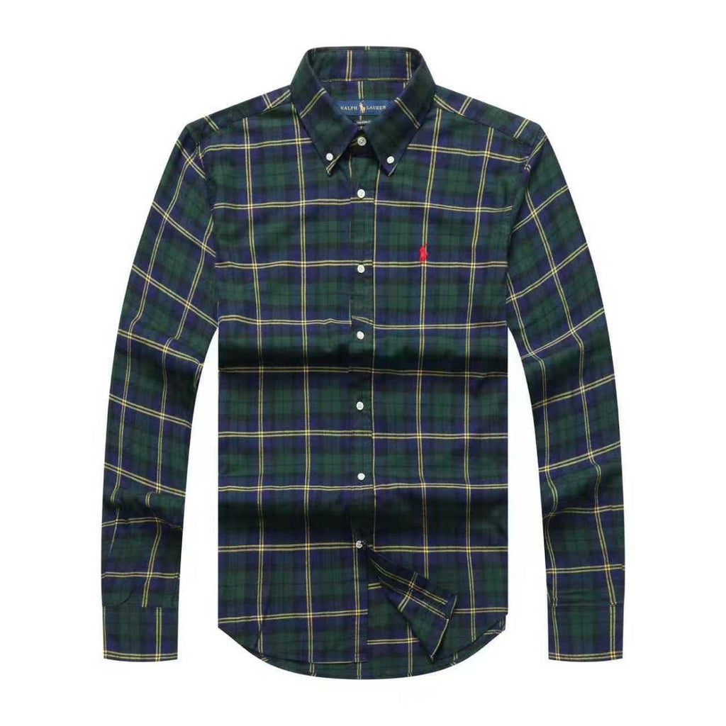 Polo Ralph Lauren Men  Check Long Sleeve Shirt