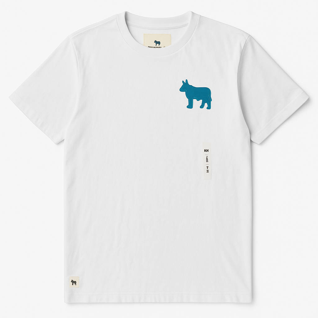 Kingsley Heath Men White T shirt