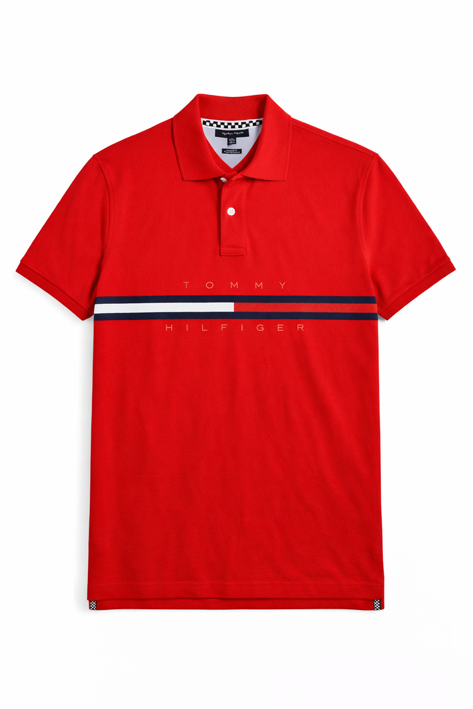 Tommy Hilfiger Men Red Polo