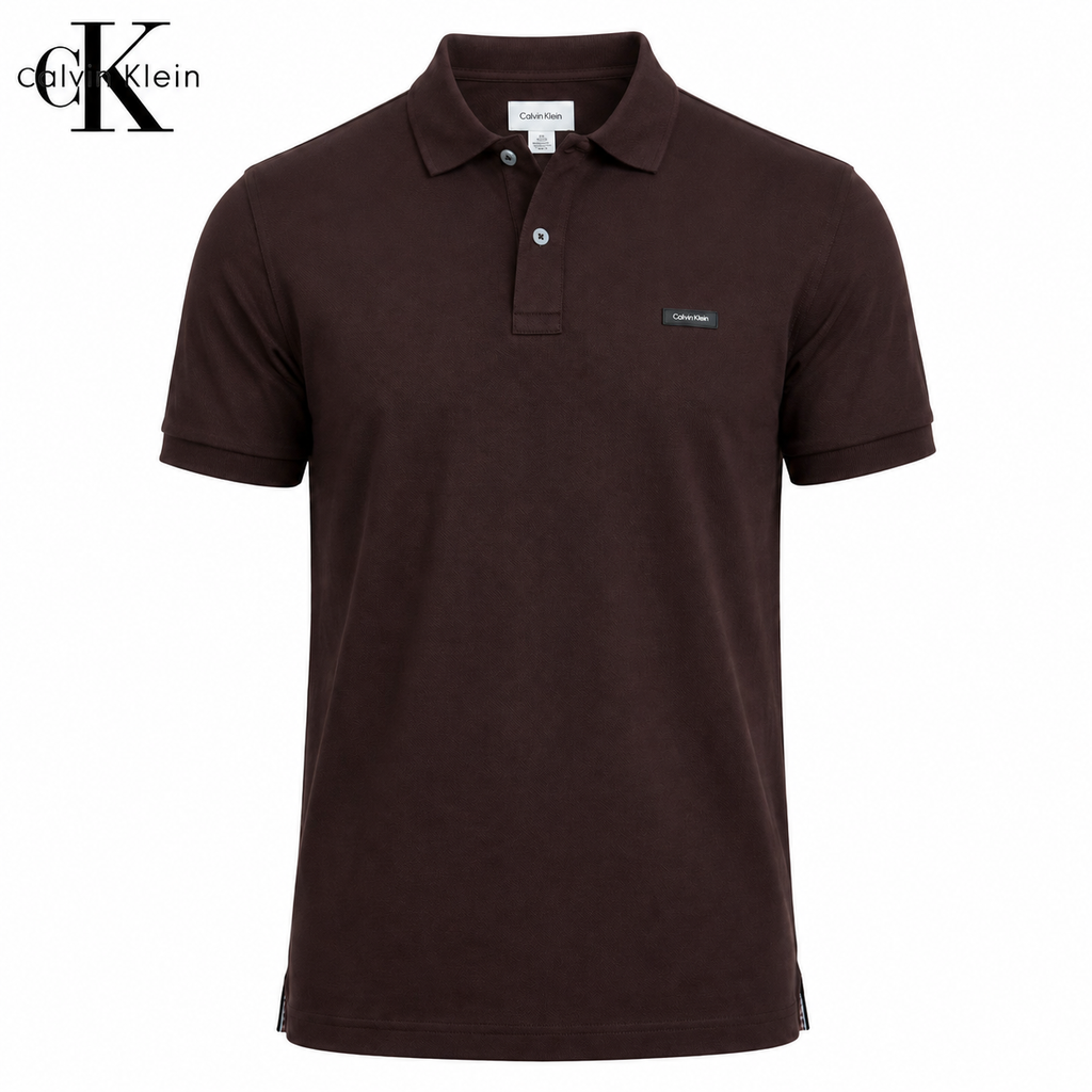 Calvin Klein Brown Men Polo