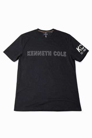 Kenneth Cole Black Men T shirt