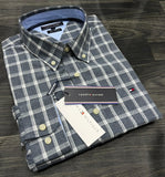 Tommy Hilfiger Men Check Long Sleeve Shirt New York Fit