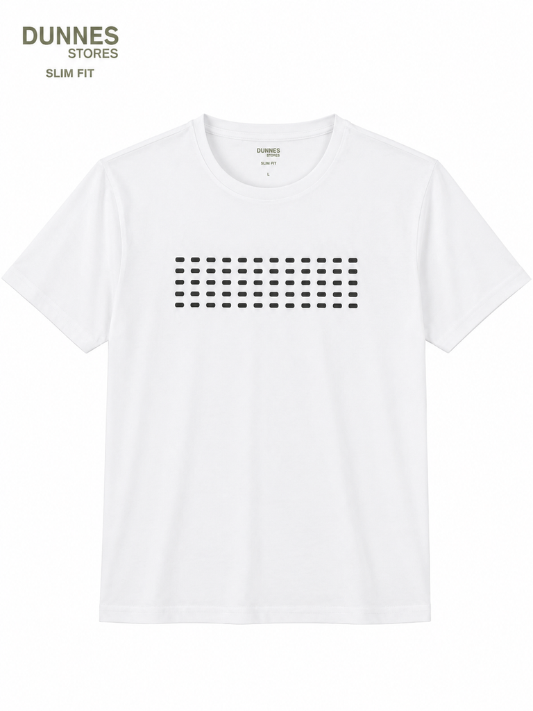 Dunnes Men White T shirt