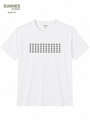 Dunnes Men White T shirt