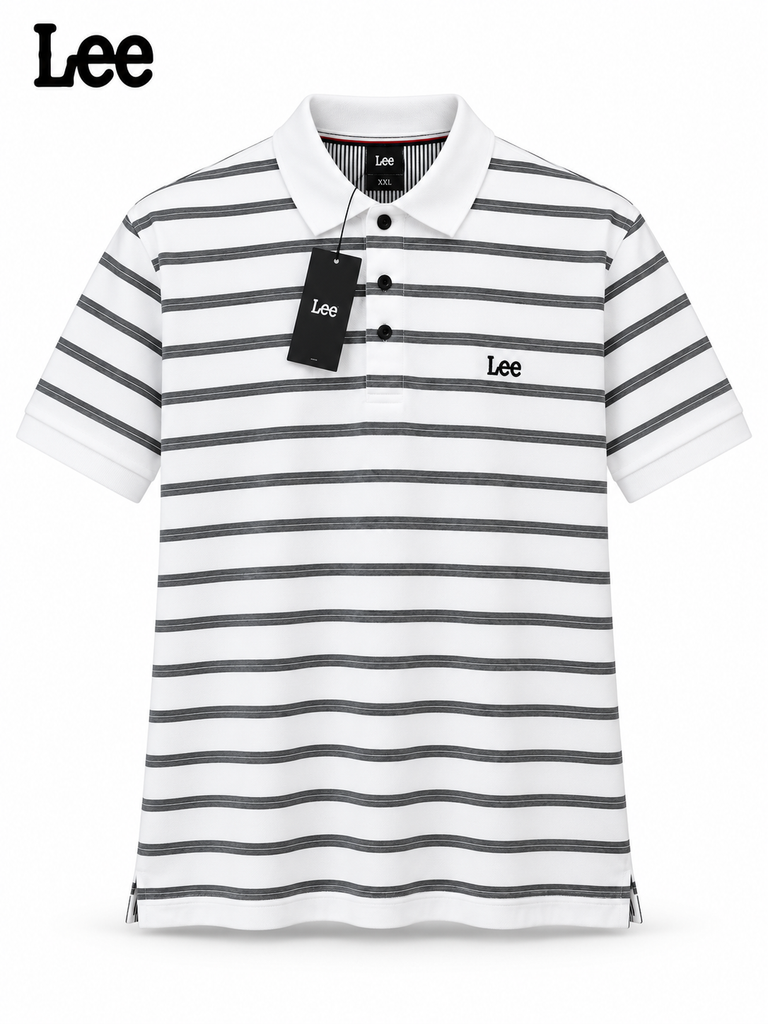 Lee Men Stripe Polo