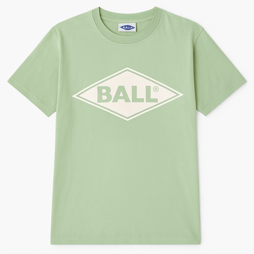 Ball Lemon Green Men T shirt