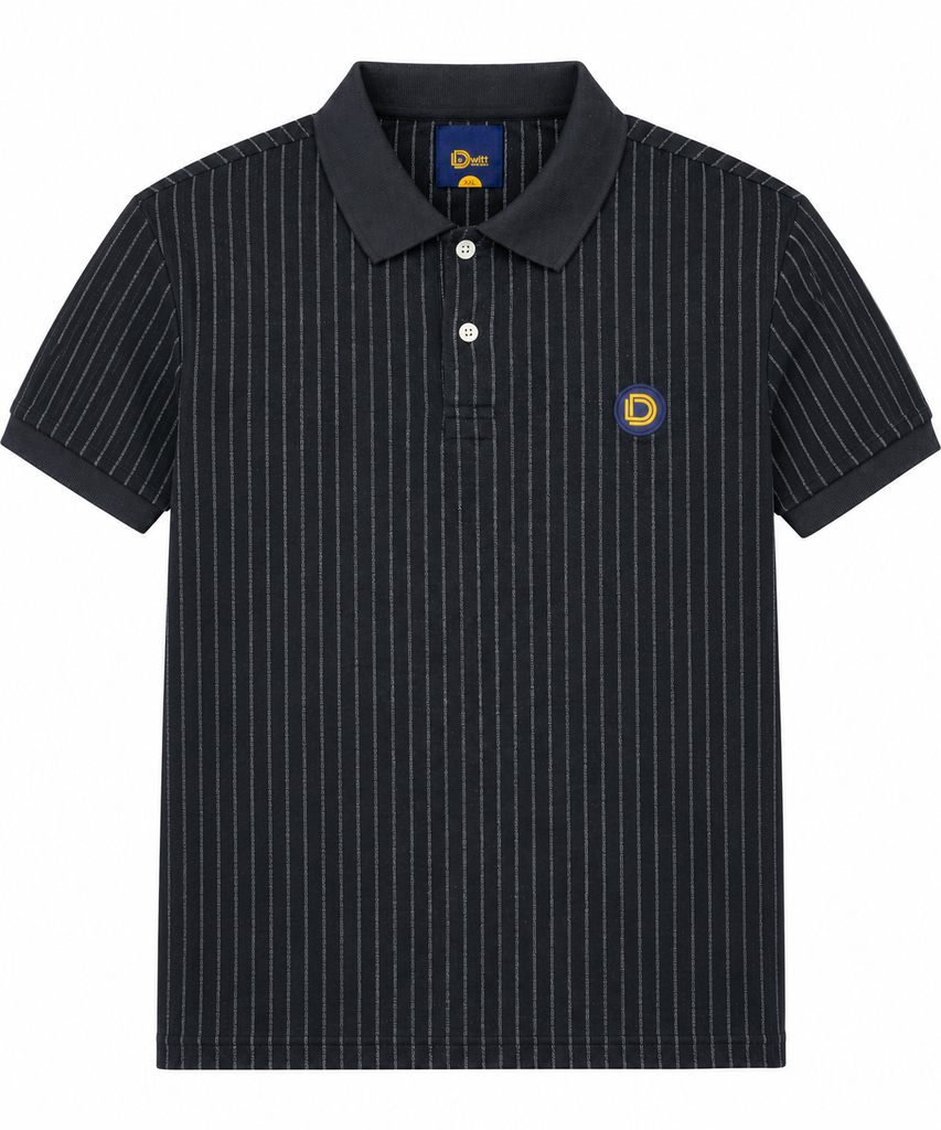 Witt Premium Dark Grey Stripe Polo