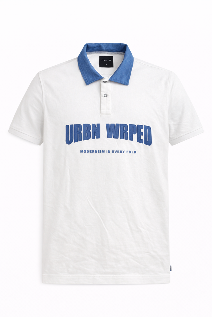 Urban Men Off White Polo