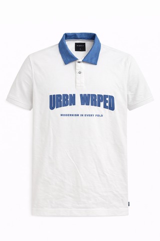 Urban Men Off White Polo