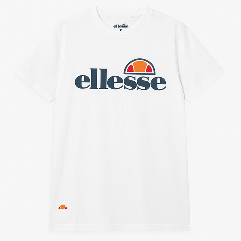 Ellesse White Round Neck T shirt