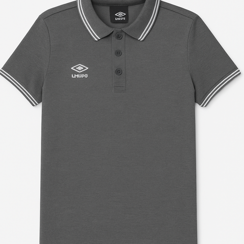 Umbro Men Grey Polo