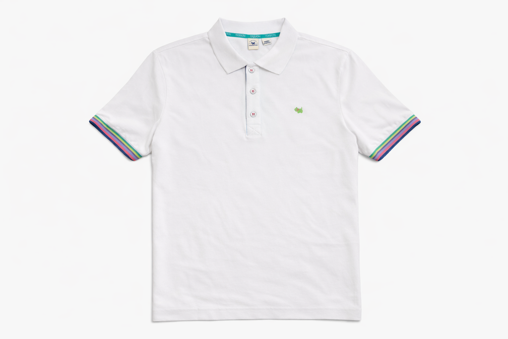 Sportivo Men White Polo