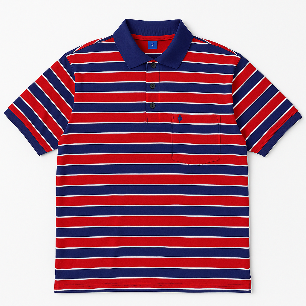 Yale Men Stripe Polo