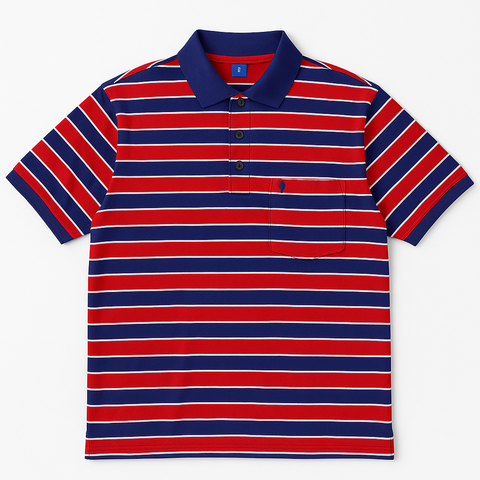 Yale Men Stripe Polo