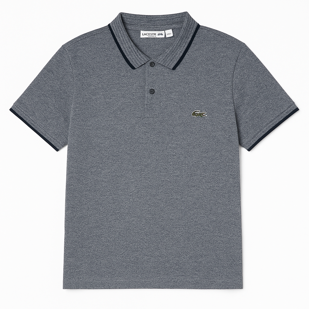 Lacoste Men Grey Polo