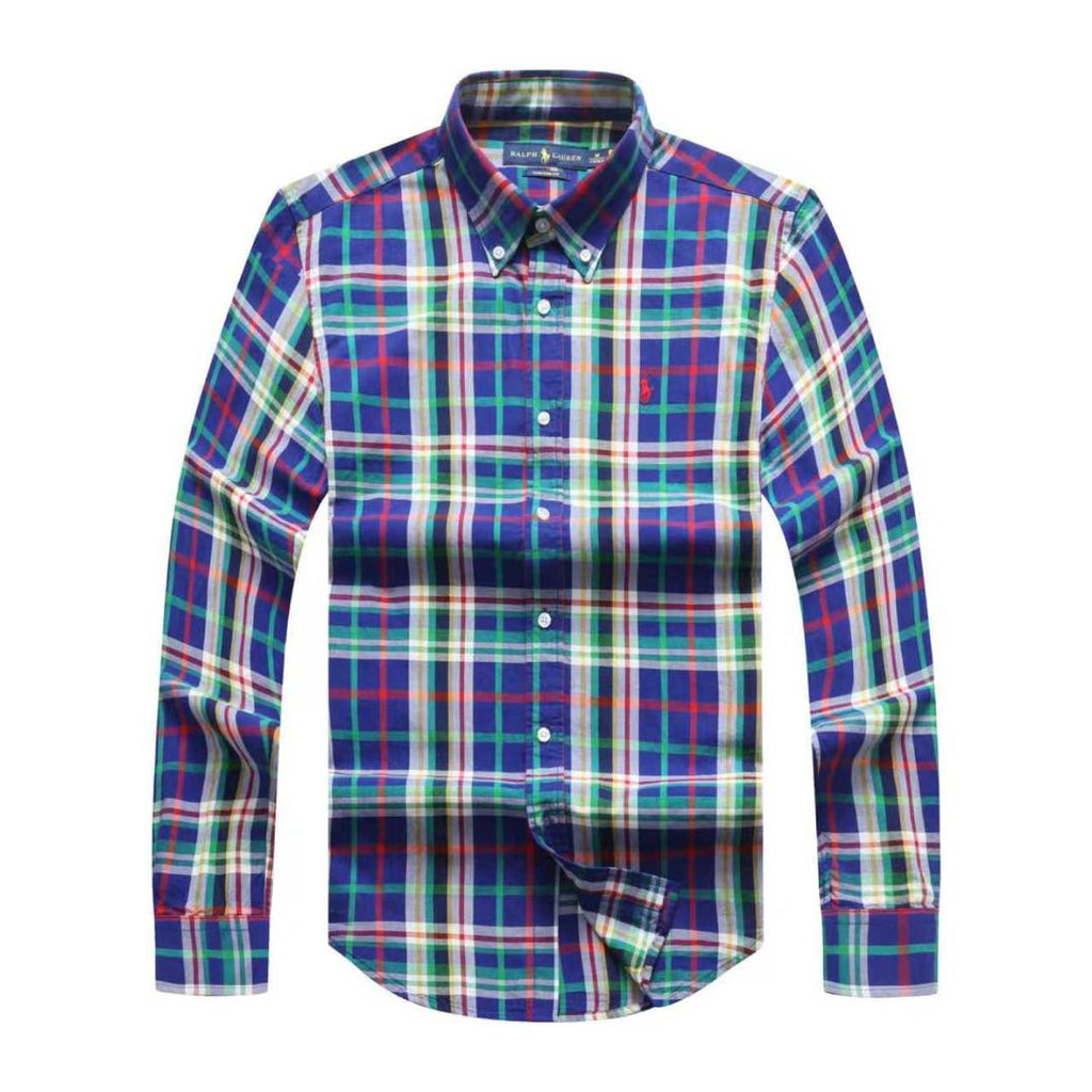 PRL Men Check Long Sleeve Shirt
