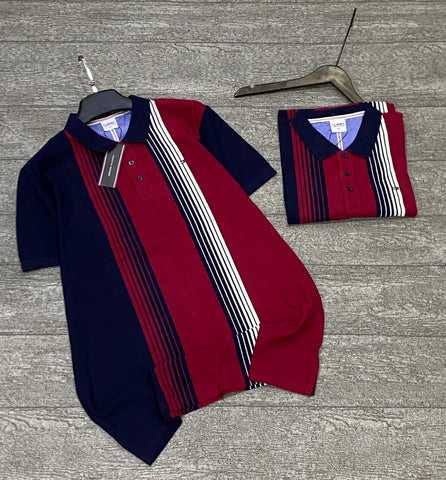 Tommy Hilfiger Men Stripe Polo - Casual