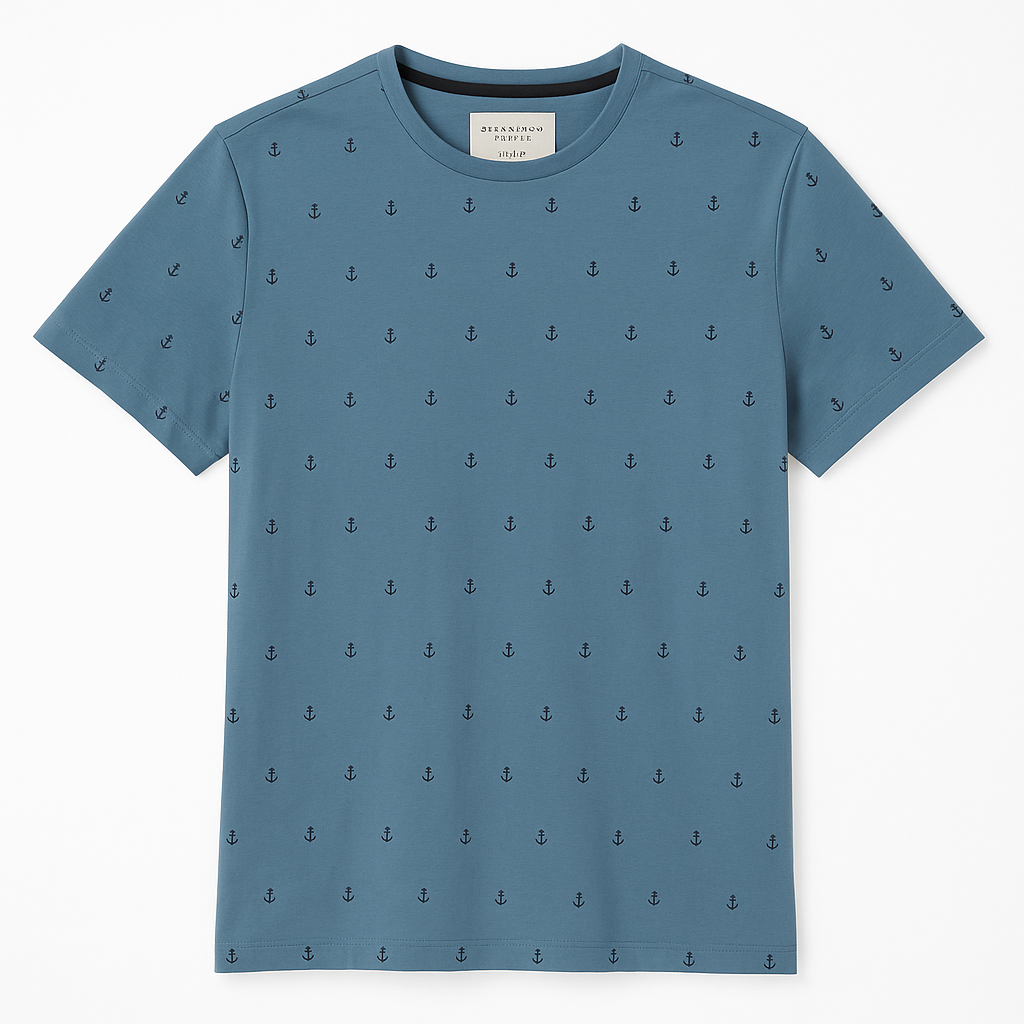 Denim & Flower Men T shirt