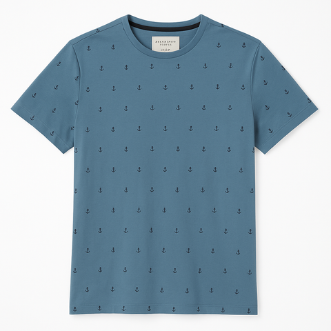 Denim & Flower Men T shirt